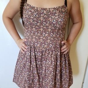 Flower print dress